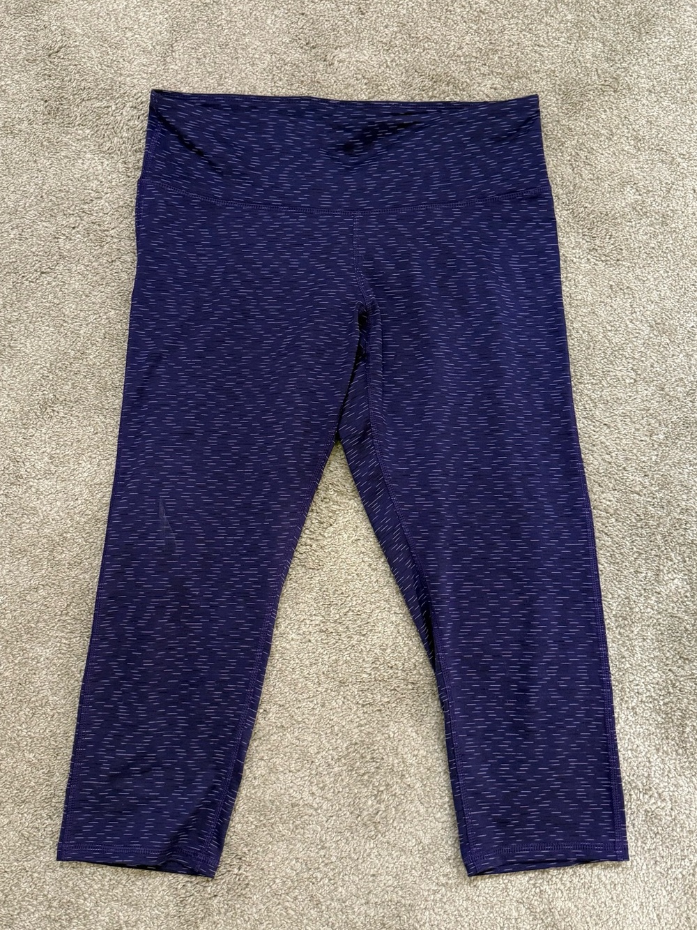 Champion C9 Purple Capri Athletic Leggings Women’s L Stretch